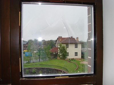 Замена стеклопакета в деревянных окнах